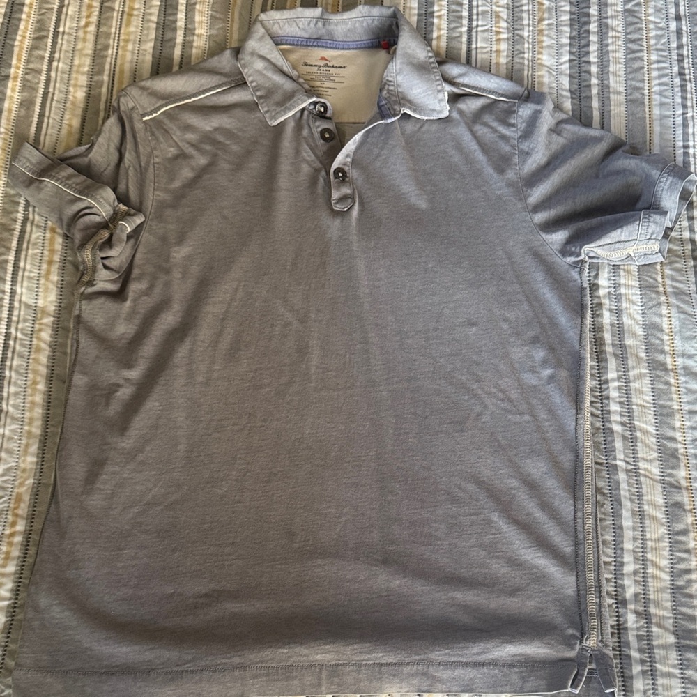 Tommy Bahama Jeans Charcoal Polo Shirt